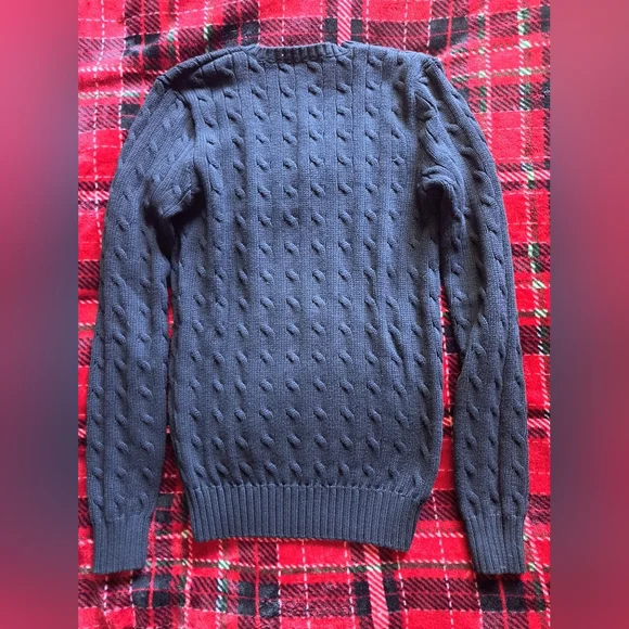 Ralph Lauren Sport Women's Cable Knit Sweater Medium - Picture 3 of 3